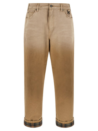 Golden Goose Beige Cotton Casual Pants
