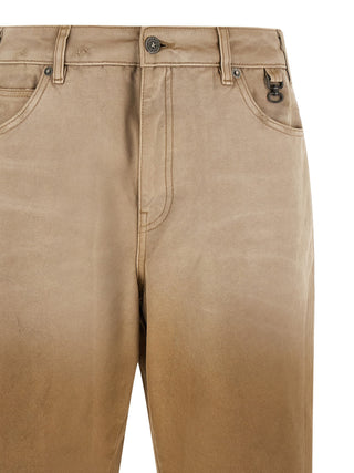 Golden Goose Beige Cotton Casual Pants