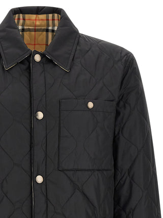 Burberry Black Polyamide Full-Length Jacket