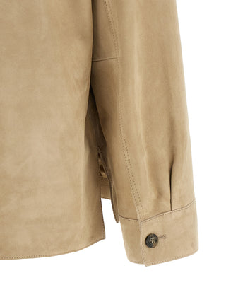 Weekend Max Mara Ghiera Leather Shirt Jacket