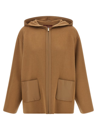 Max Mara Studio Hooded Wool Jacket