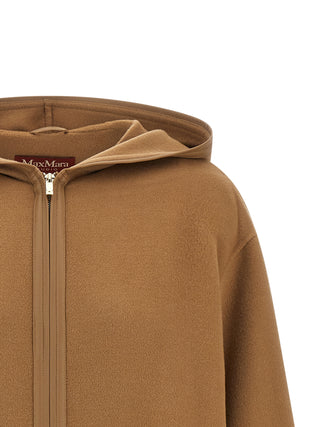 Max Mara Studio Hooded Wool Jacket