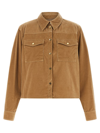 Max Mara Studio Cotton Corduroy Overshirt