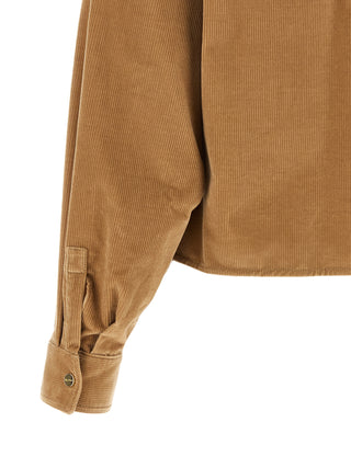 Max Mara Studio Cotton Corduroy Overshirt