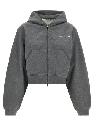 Alexander Wang Gray Cotton Sweatshirt