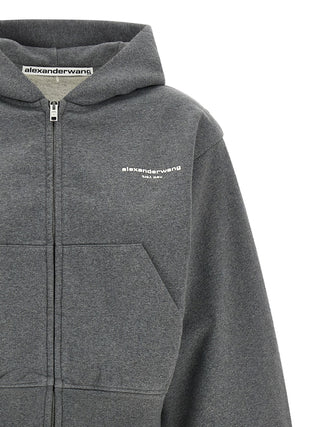 Alexander Wang Gray Cotton Sweatshirt