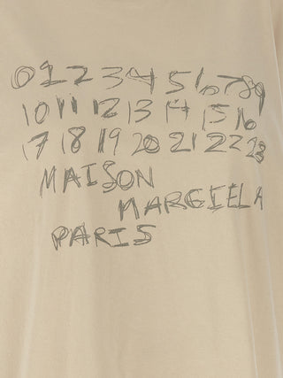 Maison Margiela Beige Cotton T-Shirt