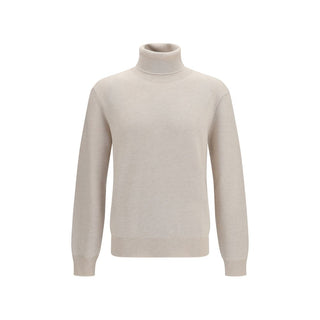 Brioni Beige Cashmere Turtleneck