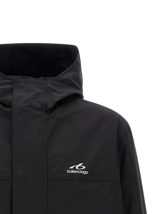Balenciaga Black Polyester Parka