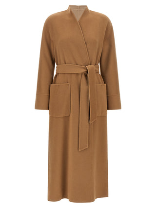 Max Mara Studio Nodo Reversible Wool Coat