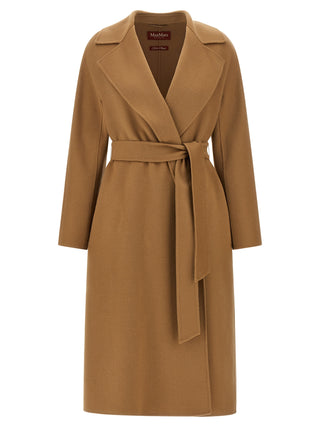 Max Mara Studio Cles Virgin Wool Robe Coat
