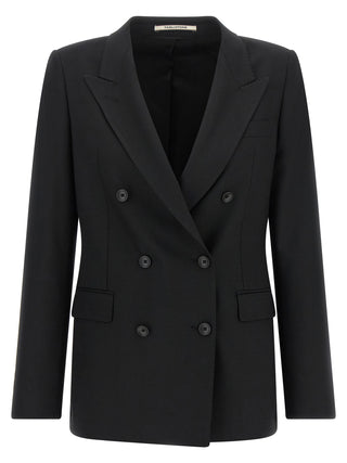 Tagliatore Black Polyester Blazer