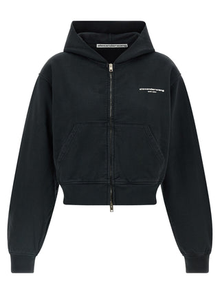 Alexander Wang Black Cotton Sweatshirt