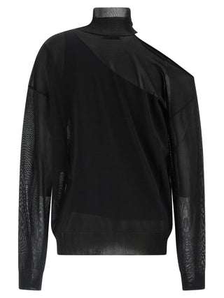 Fendi Black Viscose Cardigan