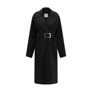 Max Mara Belted Wool Wrap Coat