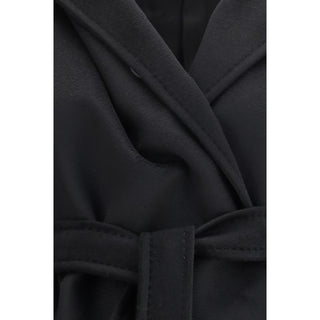 Max Mara Studio Newmang Hooded Wool Coat