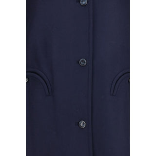 Blazé Milano Blue Wool Oves Aries Coat