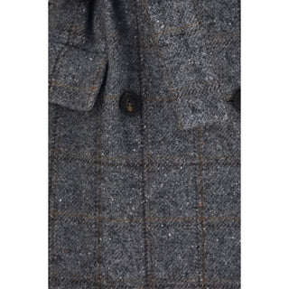 Brunello Cucinelli Gray Alpaca Vicugna Pacos Coat