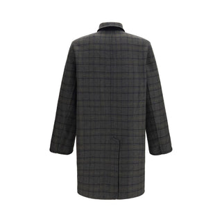 Etro Blue Wool Oves Aries Coat