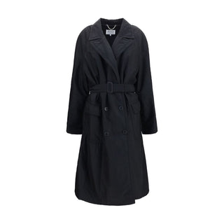 Maison Margiela Black Wool Oves Aries Coat