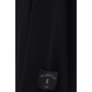 MM6 Black Wool Oves Aries Coat