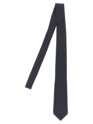 Saint Laurent Blue Silk Tie