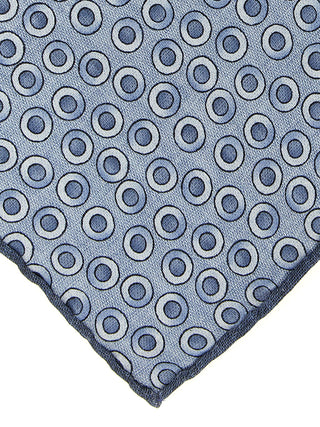 Brunello Cucinelli Blue Silk Pocket Square