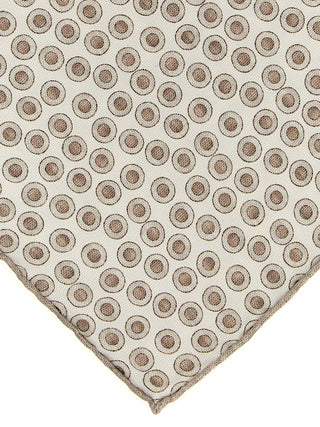 Brunello Cucinelli Beige Silk Foulard