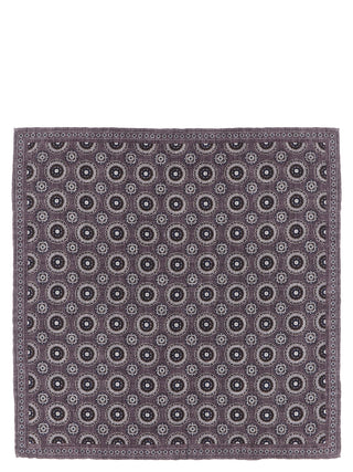 Brunello Cucinelli Multicolor Silk Pocket Square
