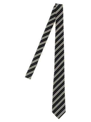 Saint Laurent Black Silk Tie