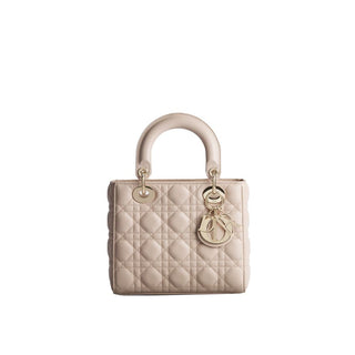 Dior Beige Lamb Leather Handbag