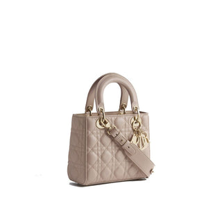 Dior Beige Lamb Leather Handbag