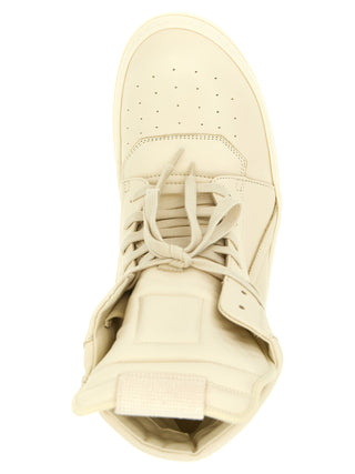 Rick Owens Geobasket High-Top Calfskin Sneakers