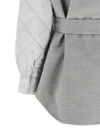 Fabiana Filippi Gray Polyester Shell Jacket