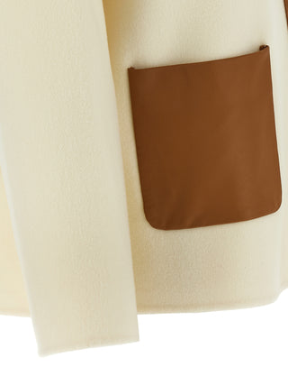 Max Mara Studio Comica Hooded Wool Coat