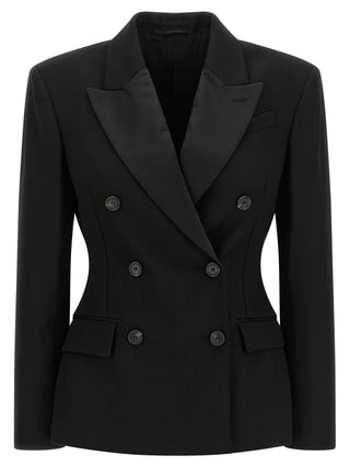 Brunello Cucinelli Black Virgin Wool Blazer