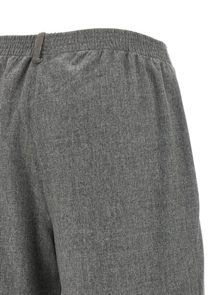 Fabiana Filippi Gray Virgin Wool Cargo Pants