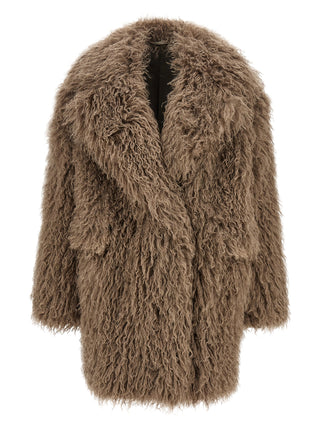 Tagliatore Gray Polyester Coat