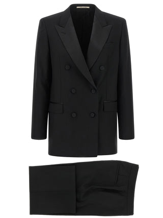 Tagliatore Black Virgin Wool Blazer