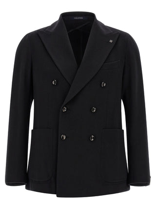 Tagliatore Black Cashmere Blazer