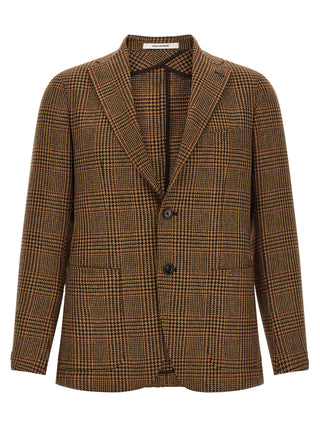Tagliatore Brown Virgin Wool Blazer