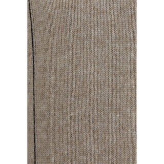 Giorgio Armani Beige Alpaca Vicugna Pacos Hoodie