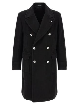 Tagliatore Black Cashmere Coat