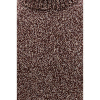 Brunello Cucinelli Bordeaux Wool Oves Aries Turtleneck