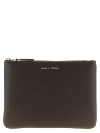 Comme Des Garçons Brown Cowhide Cardholder
