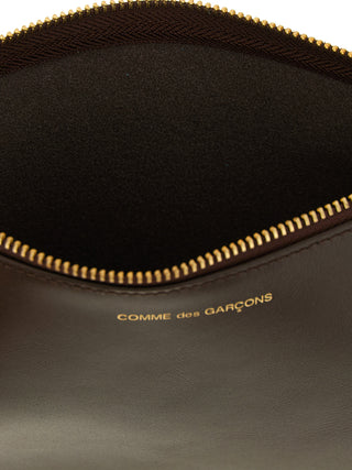 Comme Des Garçons Brown Cowhide Cardholder