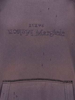 Maison Margiela Purple Cotton Hoodie