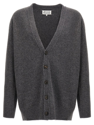 Maison Margiela Gray Wool Cardigan