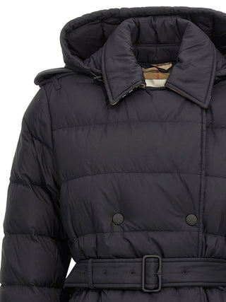 Burberry Black Polyamide Coat