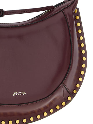 Isabel Marant Bordeaux Calfskin Shoulder Bag